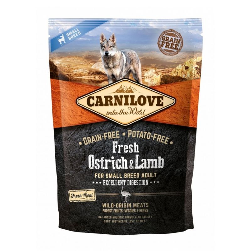 Carnilove - Croquettes pour chien sans cereales au lapin et poulet