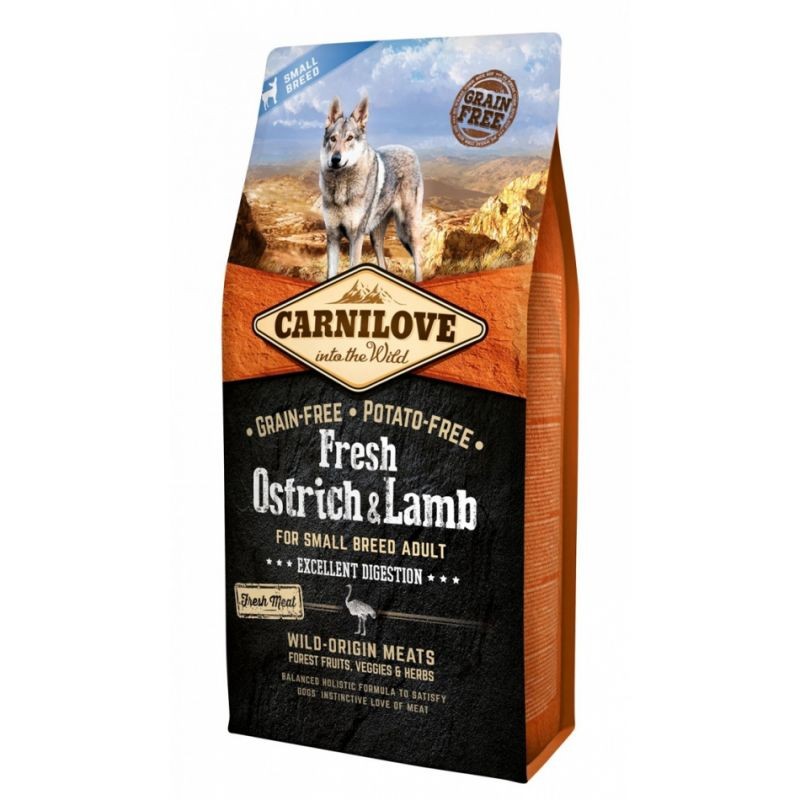 Carnilove - Croquettes pour chien sans cereales au lapin et poulet