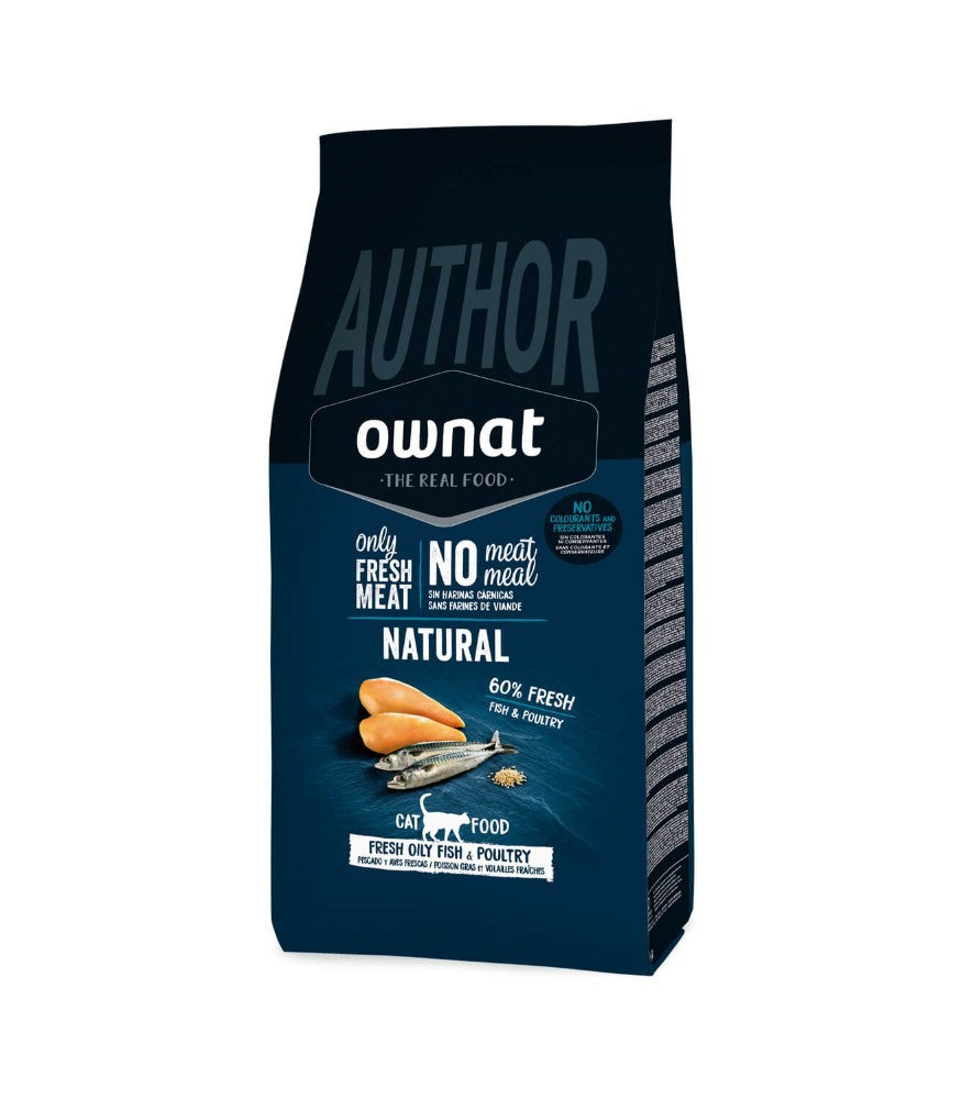 Ownat Author Fresh Oily Fish & Poultry croquettes pour chat