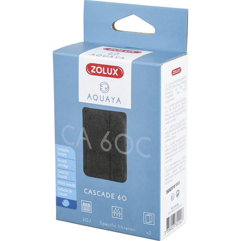 Zolux Zeocarb Cascade 60x2 aquarium