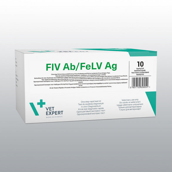 TEST VETEXP FIV AB/FELV AG X10TESTS