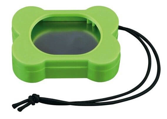 Clicker education en forme d'os pour chien