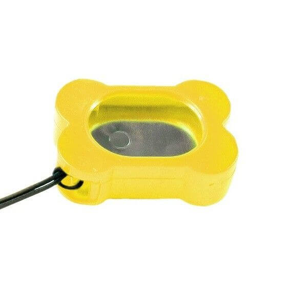 Clicker education en forme d'os pour chien