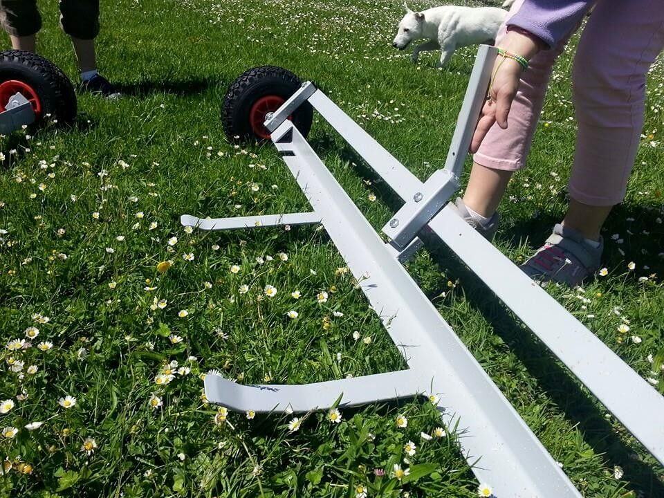 Bouge toit pour palissade d'Agility