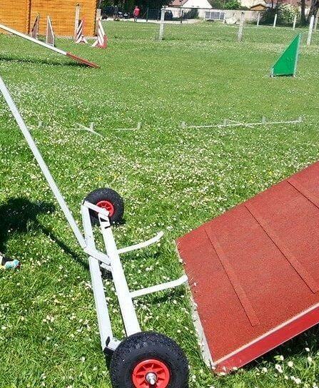 Bouge toit pour palissade d'Agility