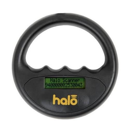 Lecteur électronique de puce d'identification Halo