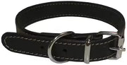 AIME COLLIER CUIR NOIR ECO S 26-32CM