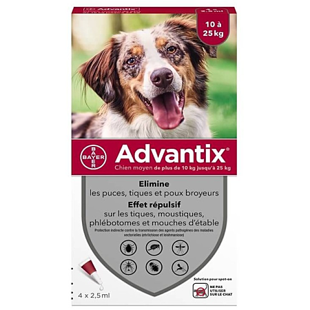 ADVANTIX CHIEN MOYEN 24 PIP