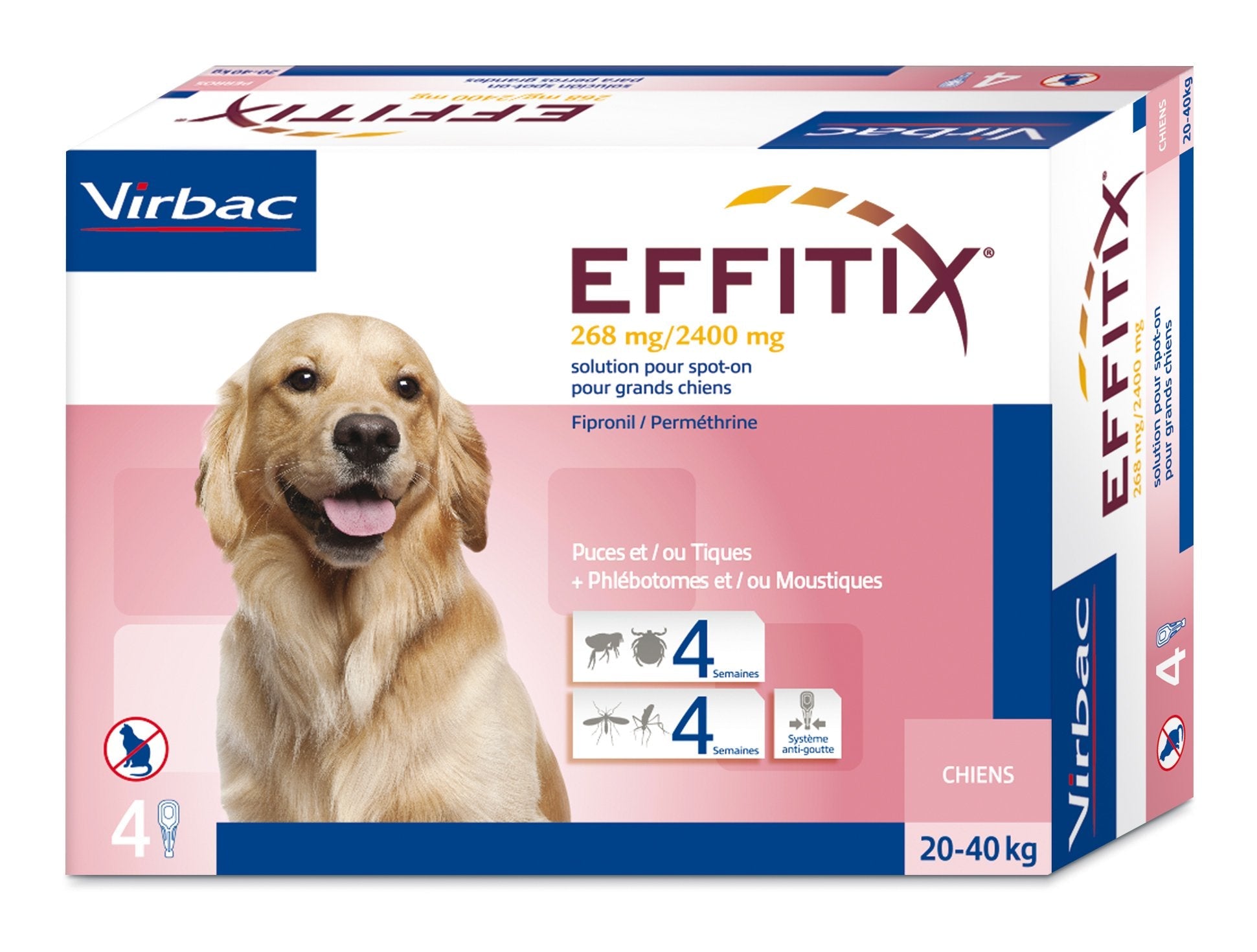 Effipro Spot On Pipettes antiparasitaires Chien