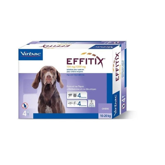 Effipro Spot On Pipettes antiparasitaires Chien