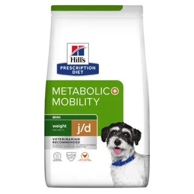 HILL'S Prescription Diet j/d Metabolic + Mobility Mini au Poulet - Croquettes pour chien