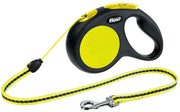 Flexi laisse corde couleur neon