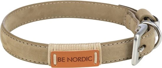 Trixie - Chien - Collier Be Nordic cuire sable - Taille M