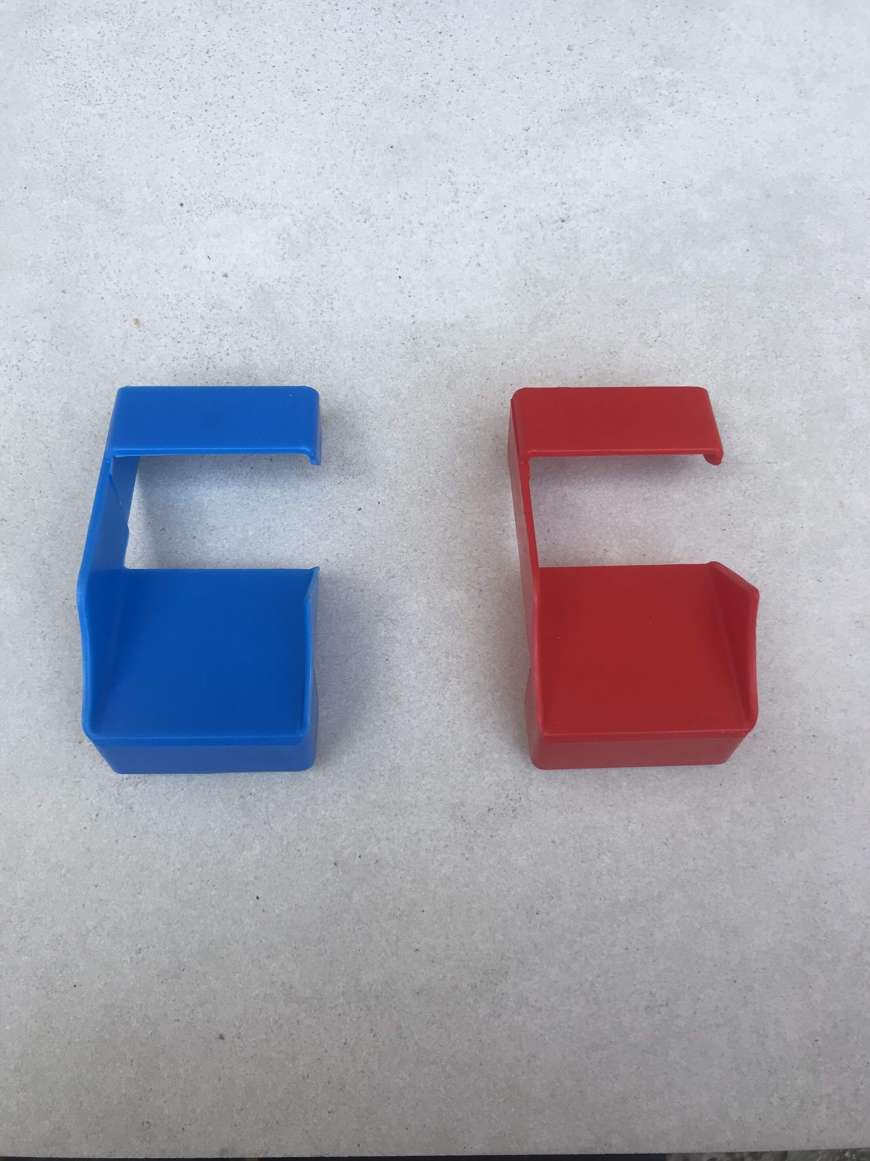Taquets en PVC pour haie aluminium ou galvanisée