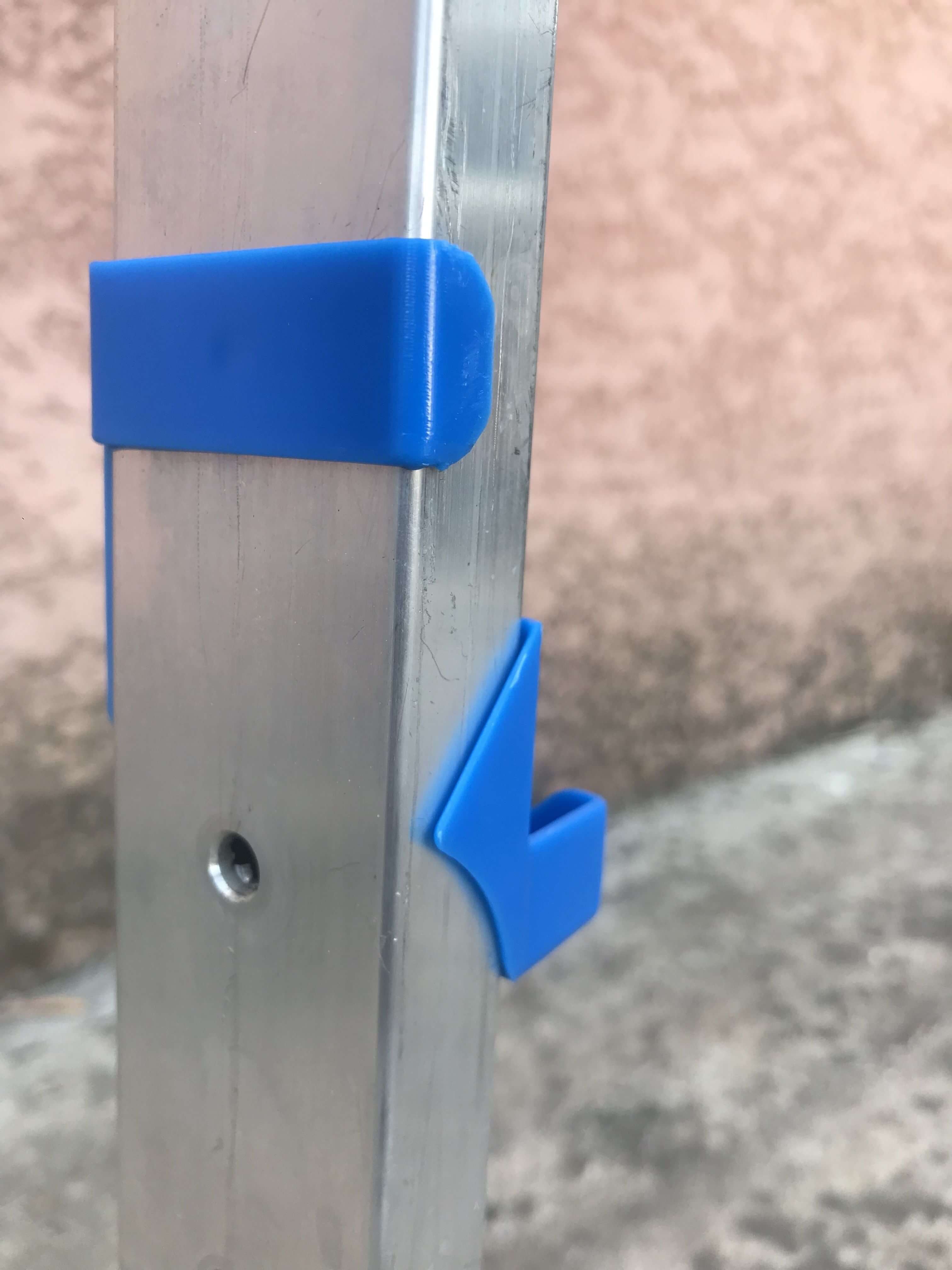 Taquets en PVC pour haie aluminium ou galvanisée