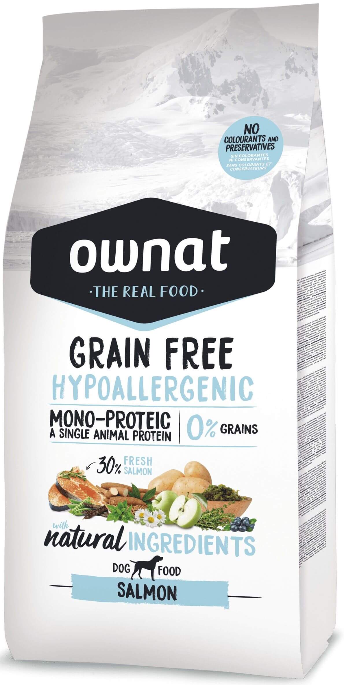 Ownat Hypoallergenic salmon croquettes pour chien