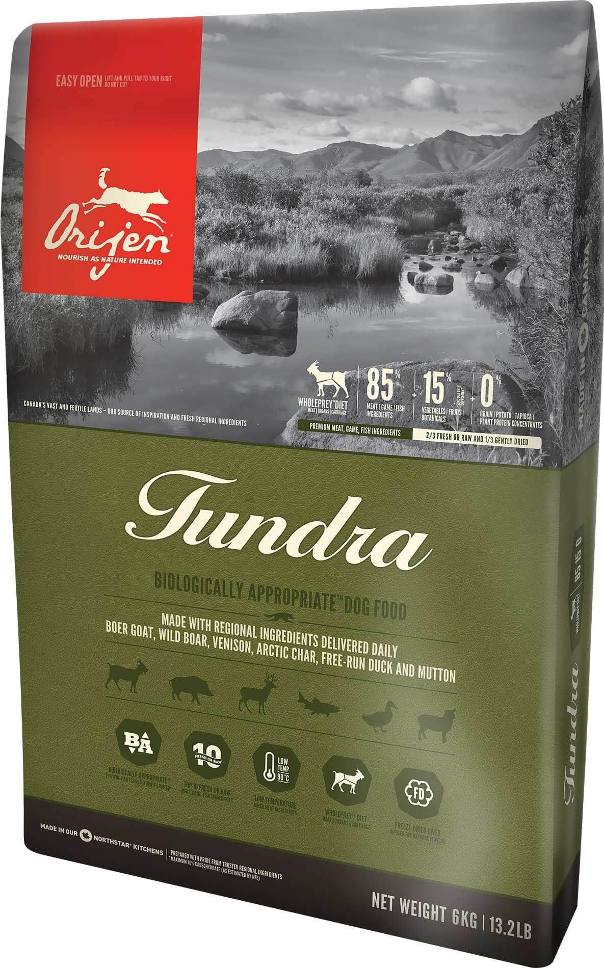 Orijen Tundra dog croquettes pour chien
