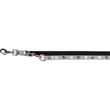 Laisse reglable reflechissante Silver Reflect  1Taille: L/XL