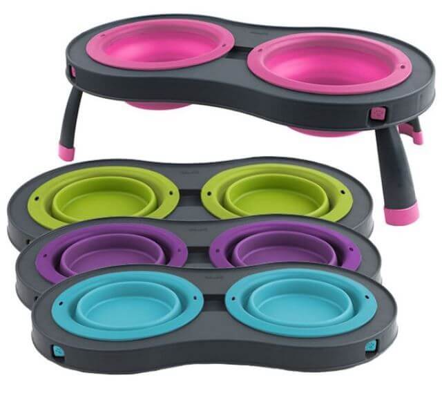 Dexas set de 2 gamelles de voyage retractables