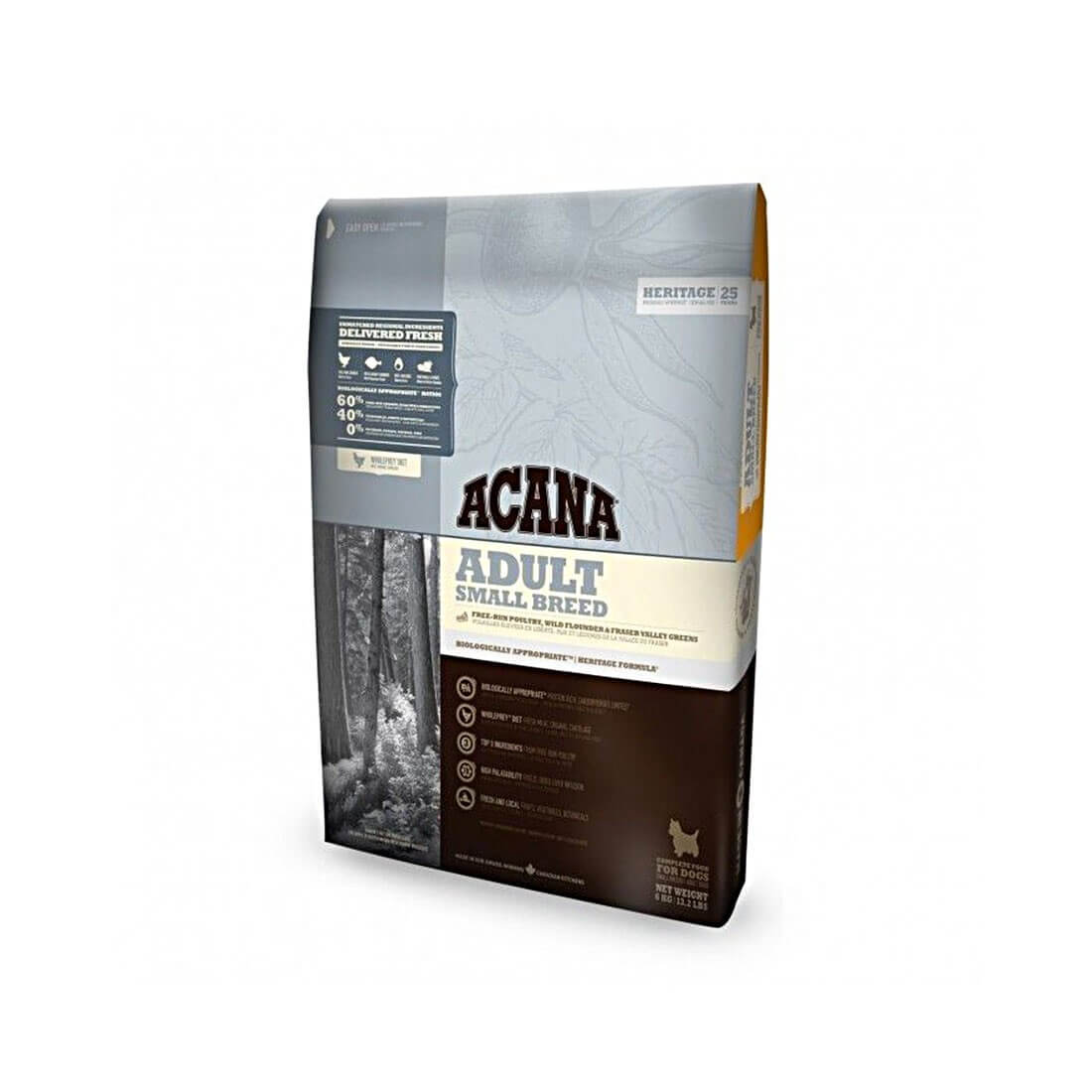 Acana Heritage Adult Small Breed croquettes pour chien
