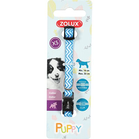 Collier Pixie Puppy bleu