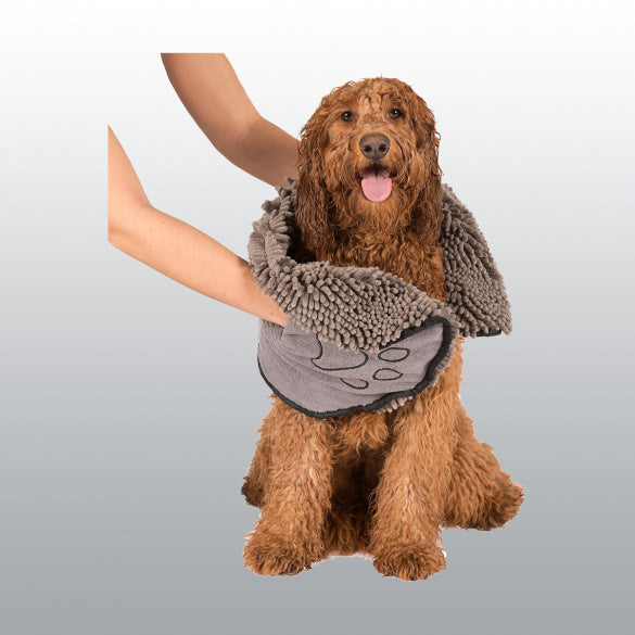 SERVIETTE DIRTY DOG SHAMMY GRIS