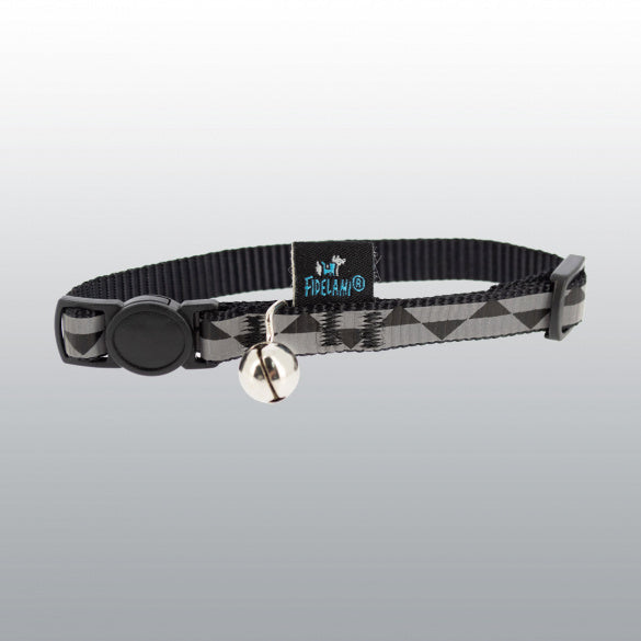 COLLIER CHAT MOTIF REFLECHISSANT