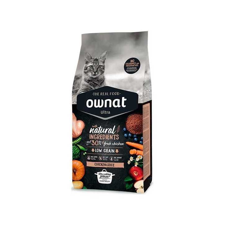 Ownat Ultra chicken and rice croquettes pour chat 1