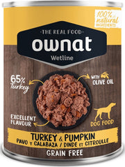 Ownat Grain Free Prime chien dinde et citrouille
