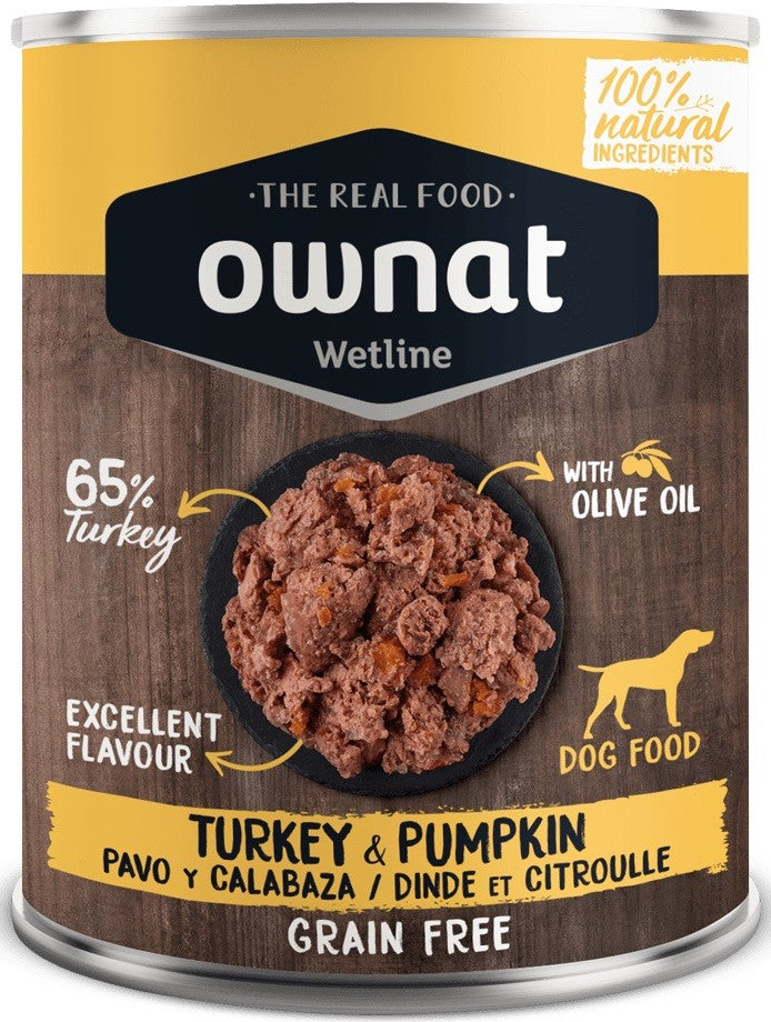 Ownat Grain Free Prime chien dinde et citrouille