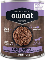 Ownat Grain Free Prime chien agneau et pommes de terre
