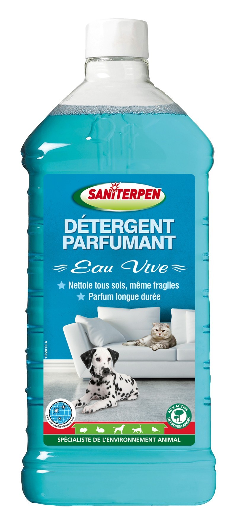 Saniterpen détergent parfumant eau vive 1L