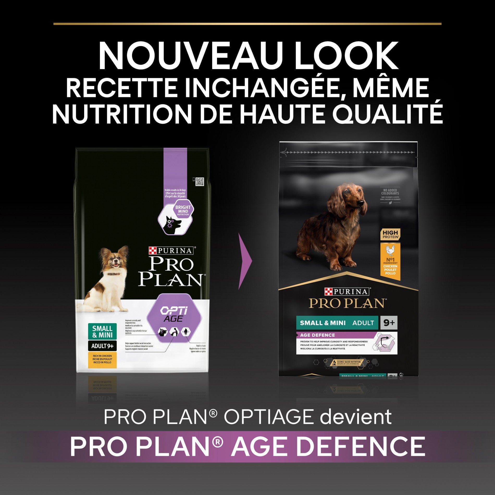 PRO PLAN Age Defence Small & Mini Adult au Poulet - Croquettes pour chien