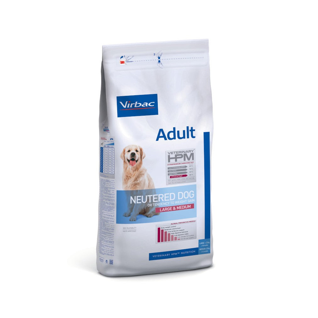 VIRBAC Veterinary HPM Adult Neutered Dog Large & Medium