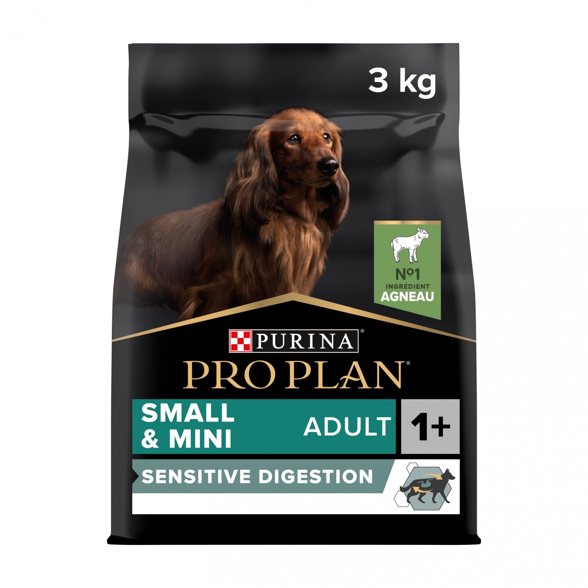 PRO PLAN Sensitive Digestion Small & Mini Adult à la Agneau- Croquettes pour chien