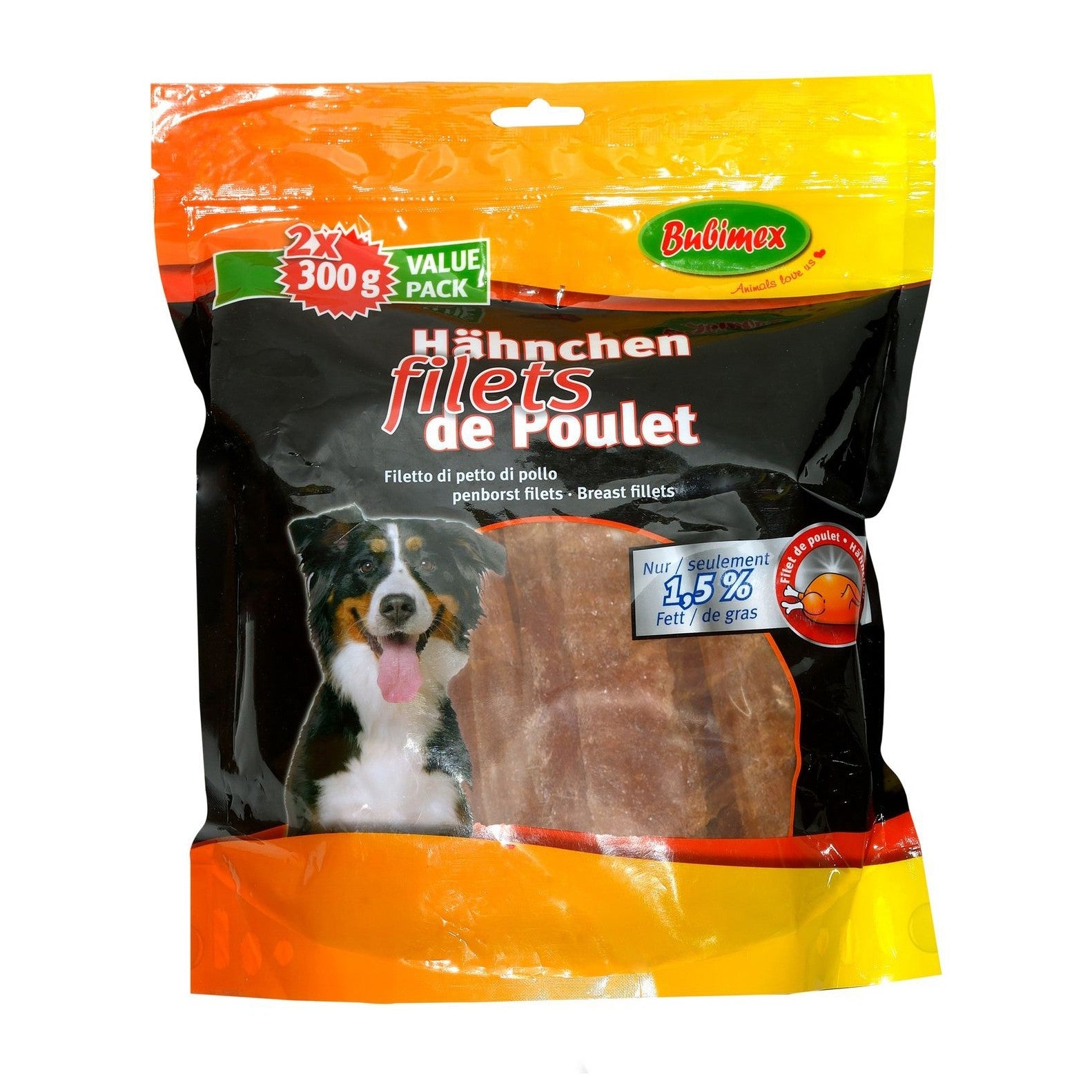 Filets de viande pour chien