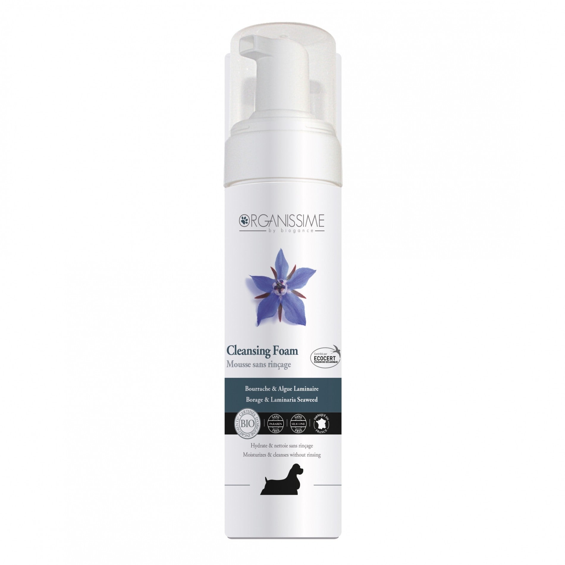 Mousse sans rinçage Organissime