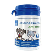 Poudre Haleine Fraîche Anti-tartre Triple action 60 g chien, chat