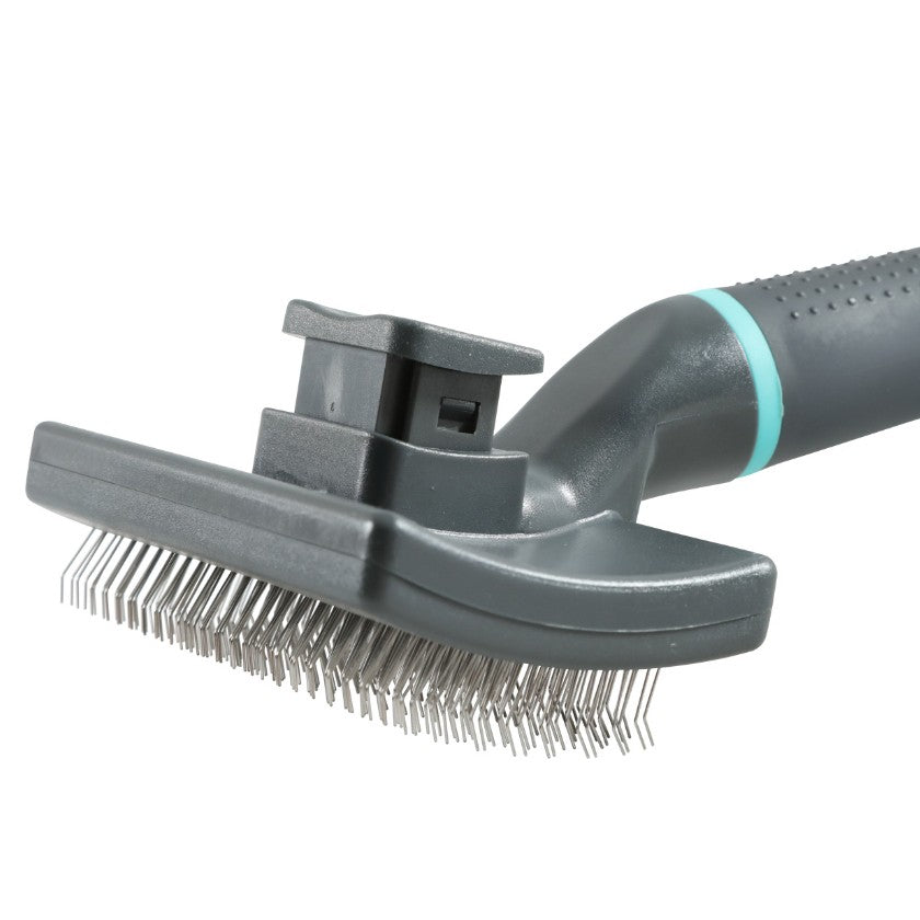 Brosse Anah Slicker rétractable pour chien