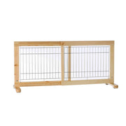 Barrière extensible en bois