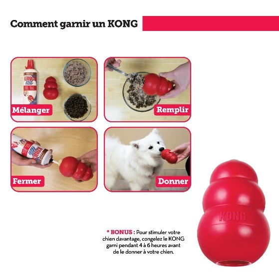 Jouet Classic KONG - Jouet à mâcher pour chien