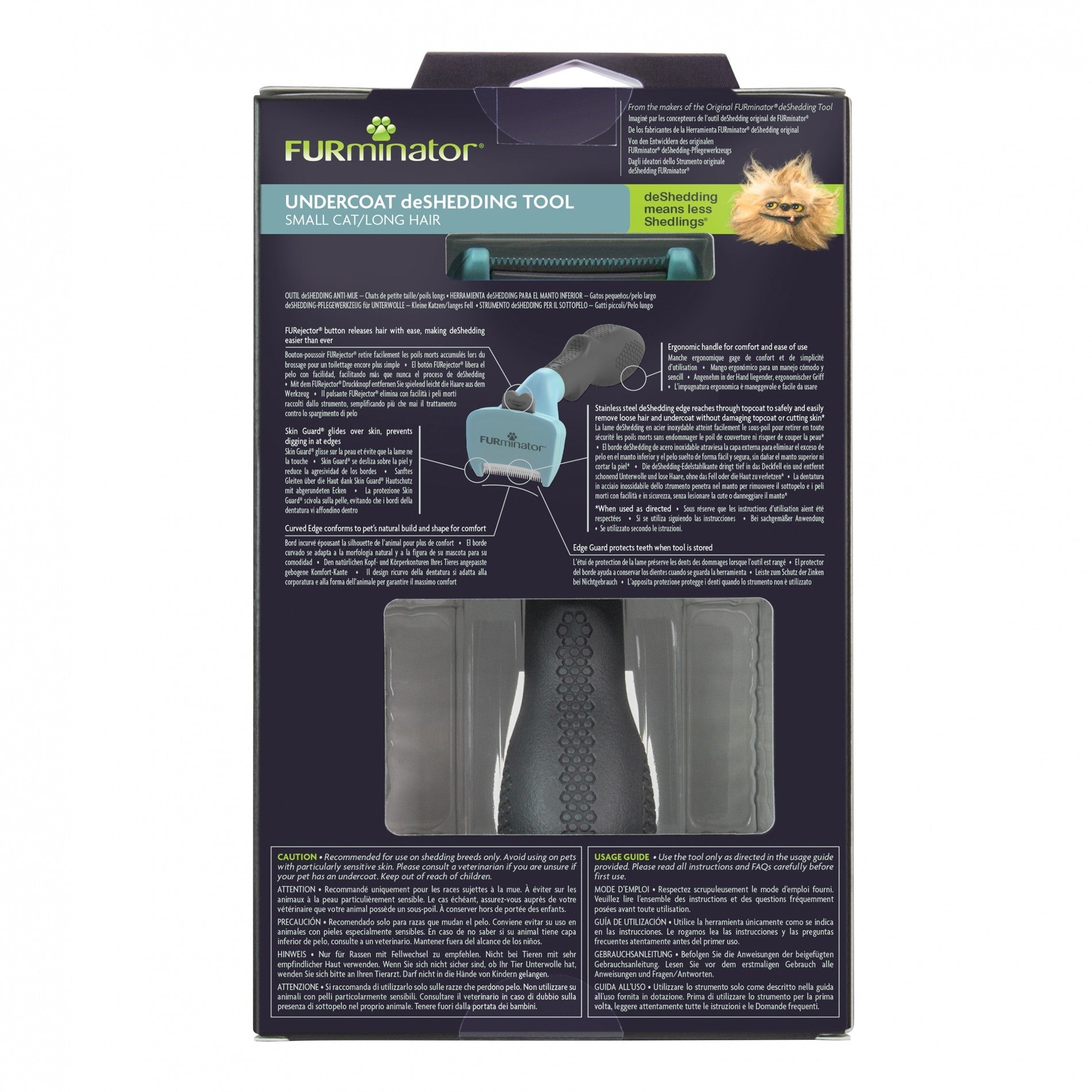 Brosse Furminator poils longs