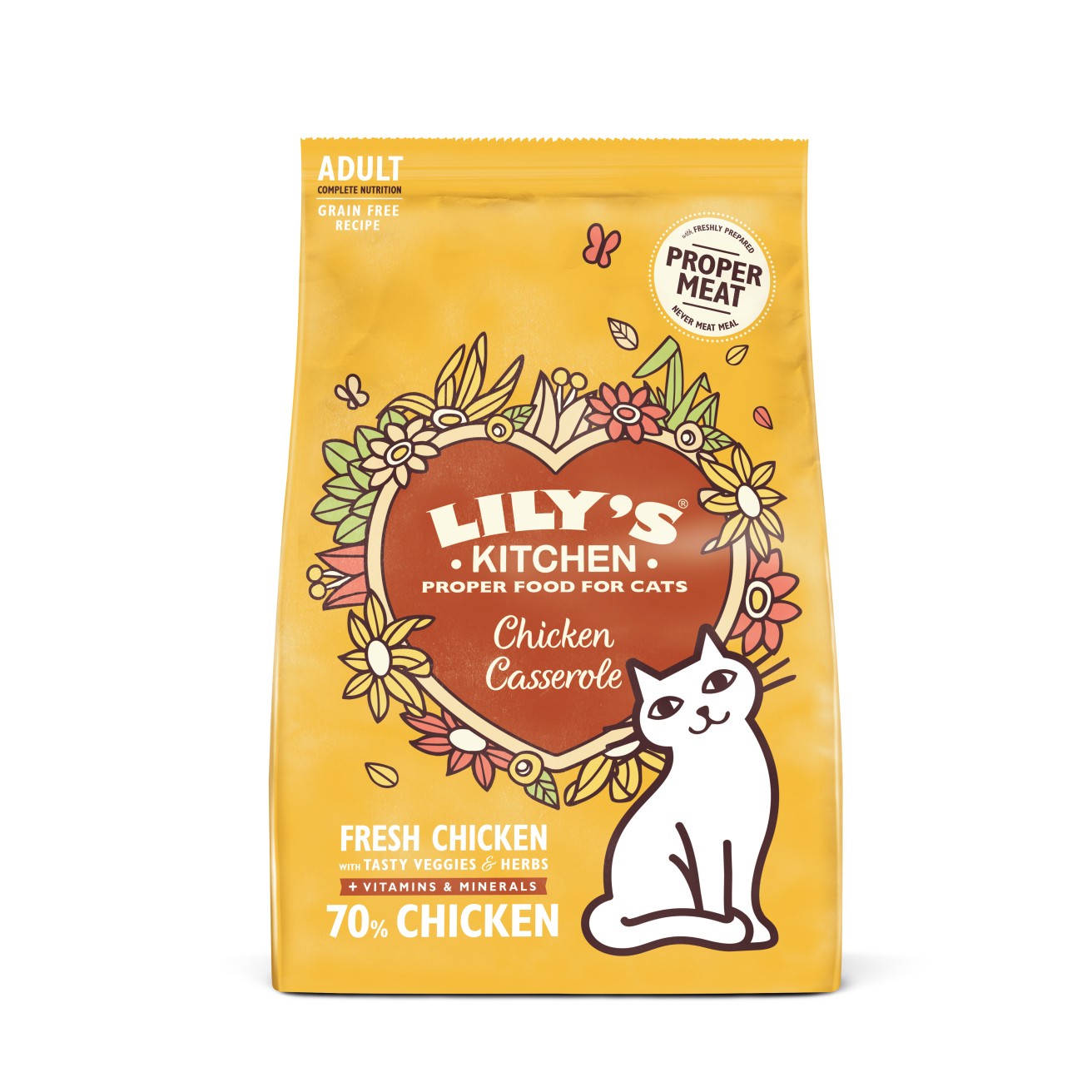 Lily's Kitchen Adulte Sans Céréales - Poulet aux Herbes