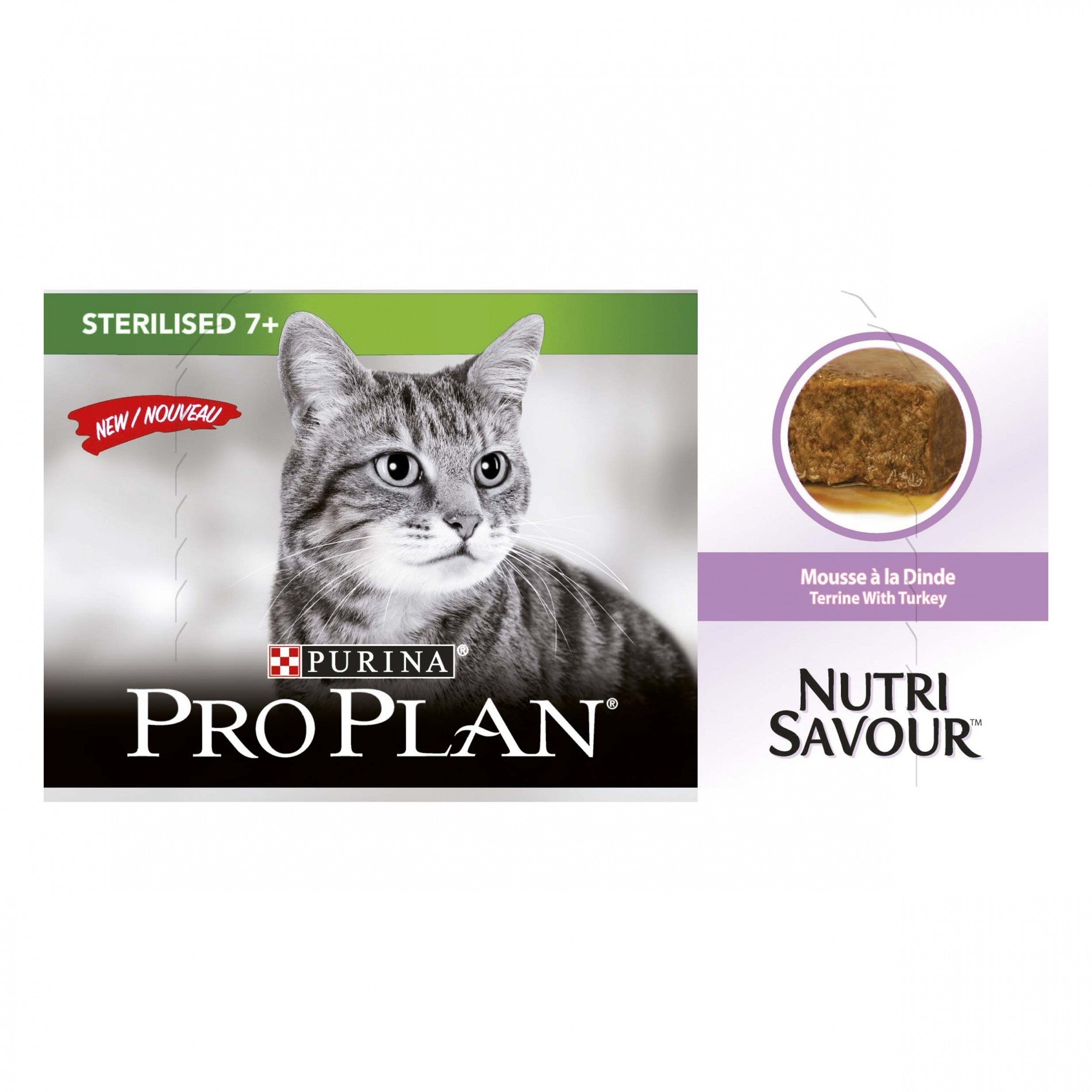 Proplan Nutrisavour Sterilised 7+ Longevis en mousse