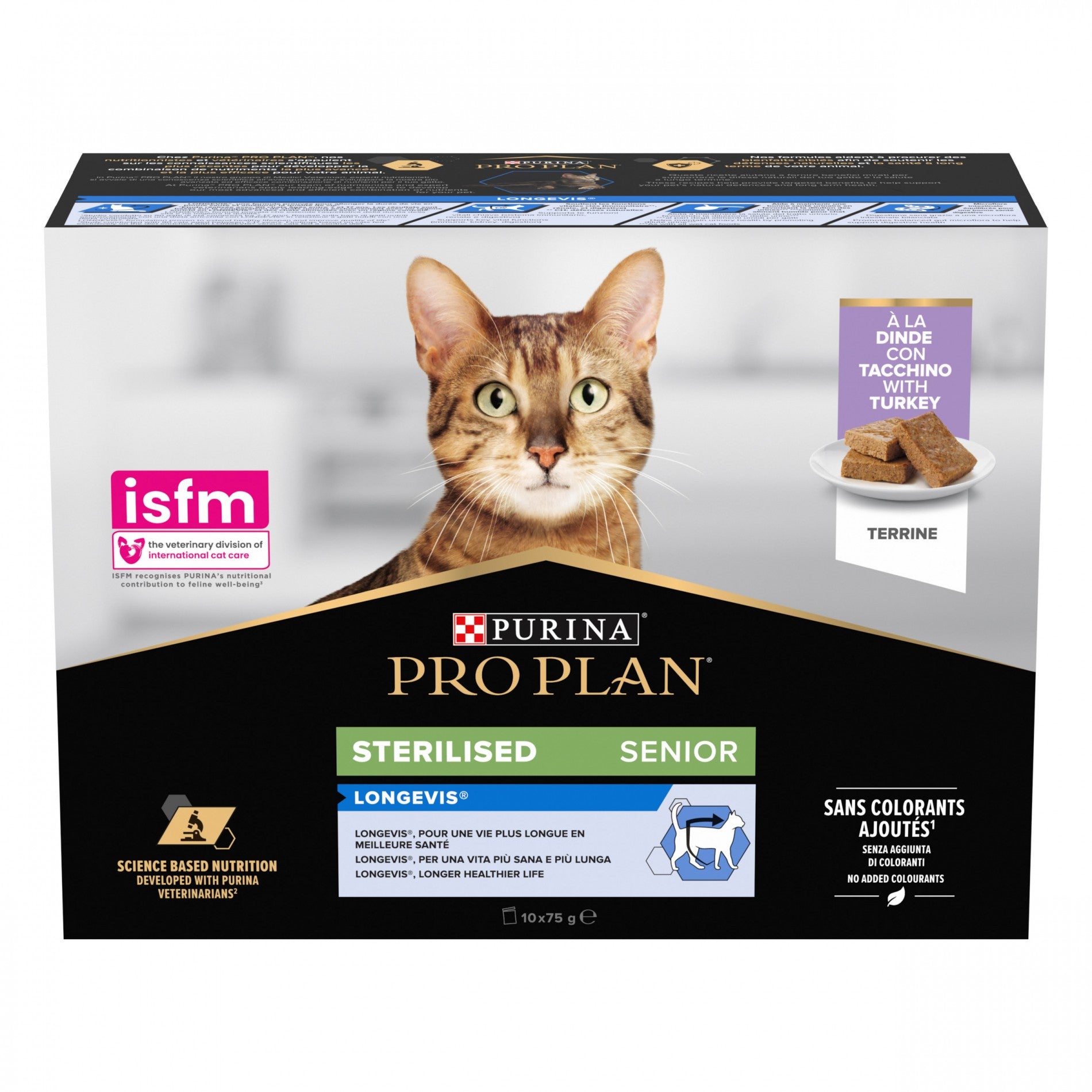 Proplan Nutrisavour Sterilised 7+ Longevis en mousse