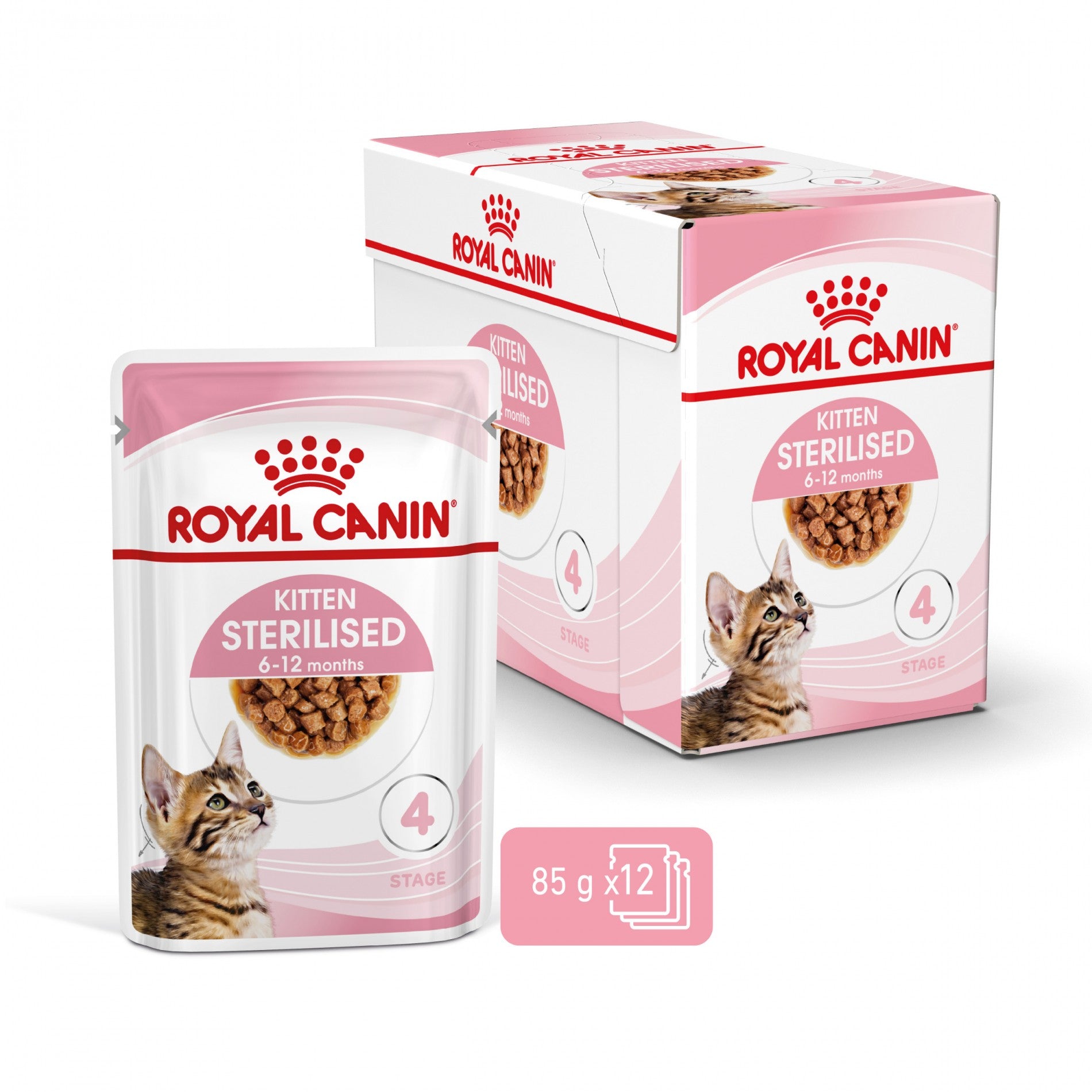 Royal Canin Kitten Sterilised - Gêlée et sauce pour chat