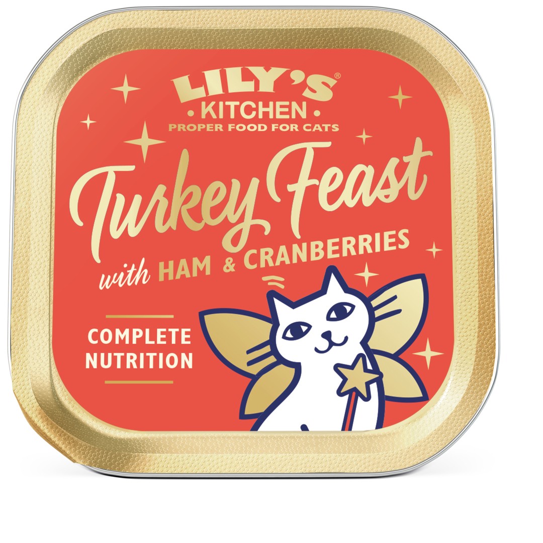 Lily's Kitchen Turkey Feast - Pâtées de Noël à la dinde pour chat