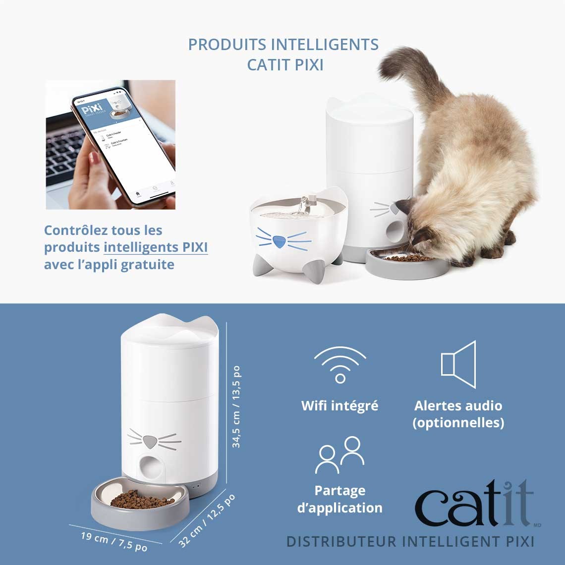 Distributeur connecté Pixi 12 repas