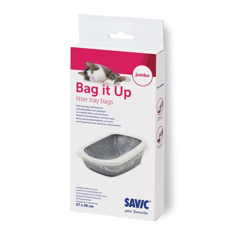 Savic - Sac Litière Bag it Up - Large - Dimension max 46 x 40 cm