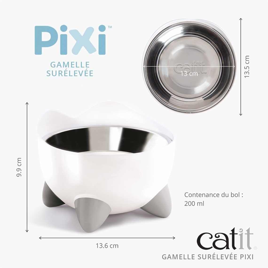 Gamelle surélevée Pixi